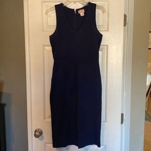 Navy blue bodycon dress